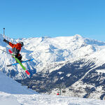 © Skieur au snowpark des Essarts à Val Cenis - SEM du Mont Cenis