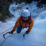© Cascade de glace avec Thibaud Mourey, guide de haute montagne à Val Cenis - Thibaud Mourey