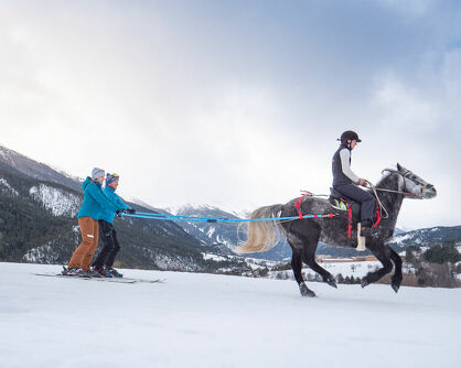 Ski et luge tractés