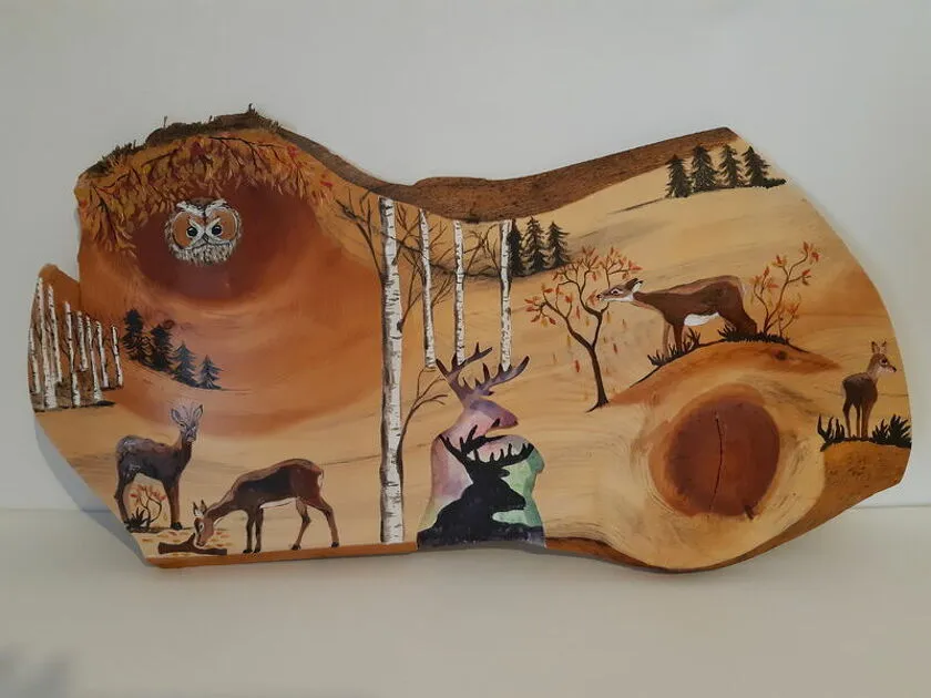 Painting on wood - Artsbrico