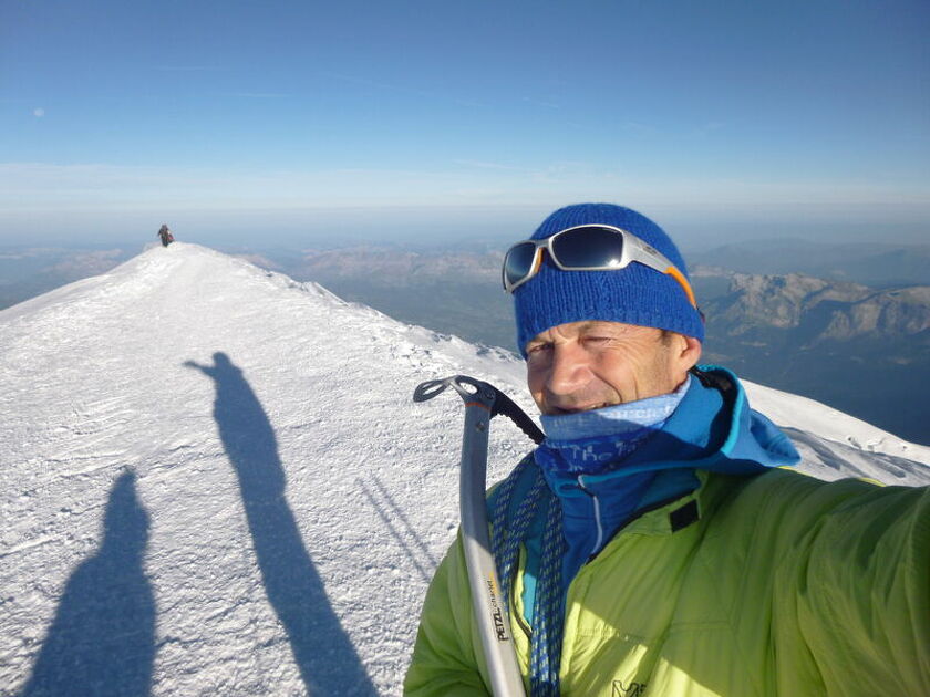 © Portrait de Régis Burnel guide de haute montagne - Régis Burnel