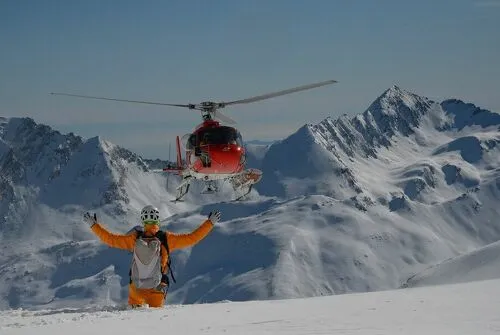 Heli-ski tocht