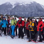 © Groupe de randonneurs en randonnée hivernale - Haute Maurienne Vanoise