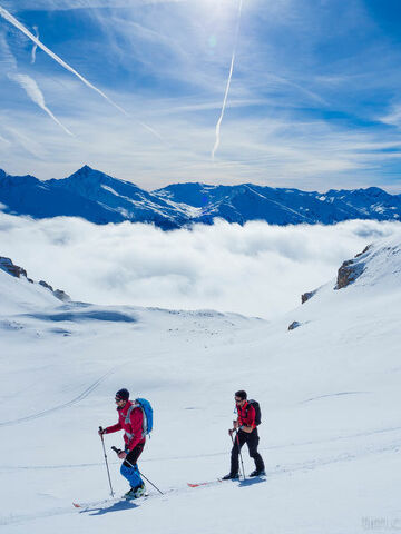 © Ski de randonnée avec l'ESF de Val Cenis Termignon - ESF