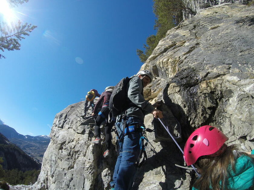 © Via ferrata avec Upguides - UpGuides