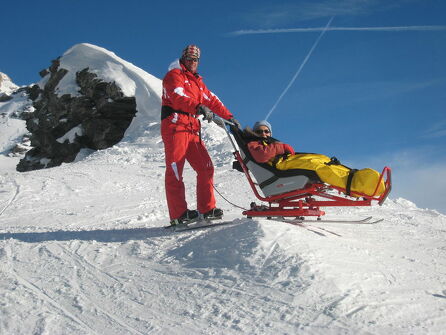 Sortie handiski et taxi-ski