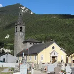 © Vue estivale de l'Eglise Notre Dame de l'Assomption à Val Cenis-Bramans - Jean-François Durand
