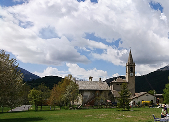 © Vue estivale de l'Eglise Notre Dame de l'Assomption à Val Cenis-Bramans - Jean-François Durand