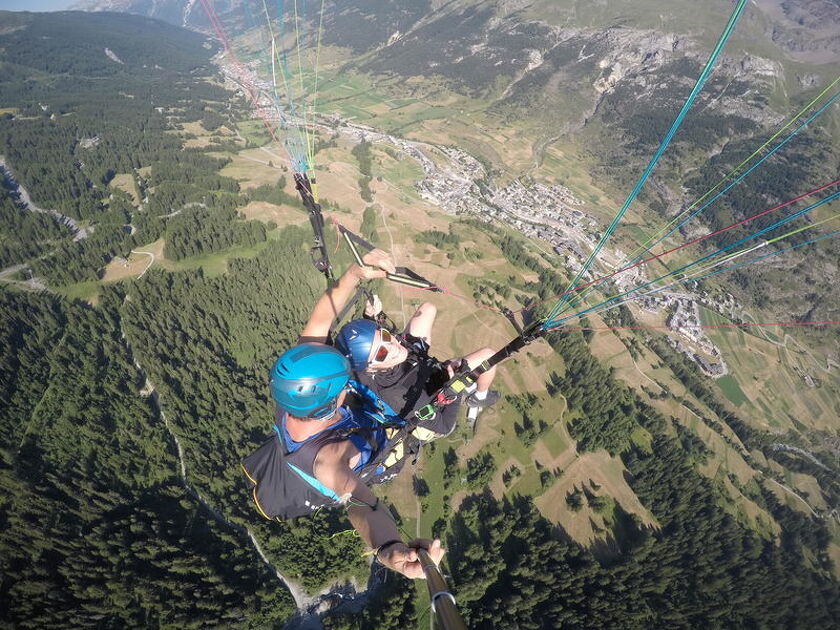 © Vol parapente biplace été avec By air Parapente - By air parapente