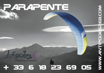 Antipodes Paragliding Business Card - Antipodes