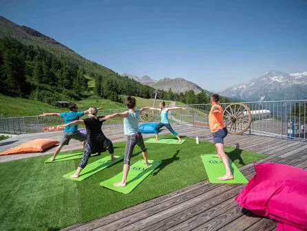 Yoga en altitude