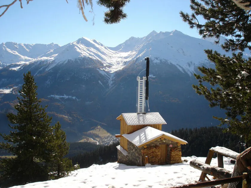 Val Cenis Chappe du Mollard Fleury telegraaf, in Sollières-Sardières - HAPPS
