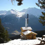 Val Cenis Chappe du Mollard Fleury telegraaf, in Sollières-Sardières - HAPPS