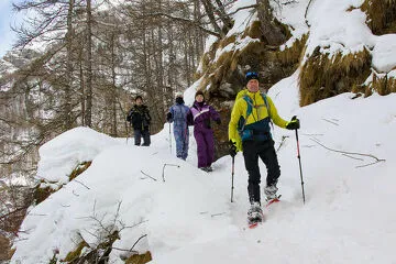 © Sortie accompagnée en raquettes avec Vanoise Pulsation Nature - © Jean-Yves PLOYER