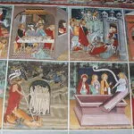 The painted decorations of the Saint Sébastien chapel in Val Cenis Lanslevillard - S. Perez - Fondation Facim