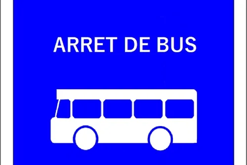 Arrêt de bus N°600 : Plan de la Croix