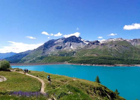 Randonnée en kayak au lac du Mont Cenis