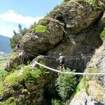 © Via Ferrata du Pichet à Val Cenis-Lanslevillard - D.Cuvelier/OT HMV