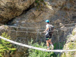 © Via Ferrata du Pichet à Val Cenis-Lanslevillard - D.Cuvelier/OT HMV