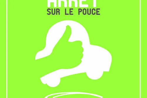 Point d'autostop : Parking sortie village