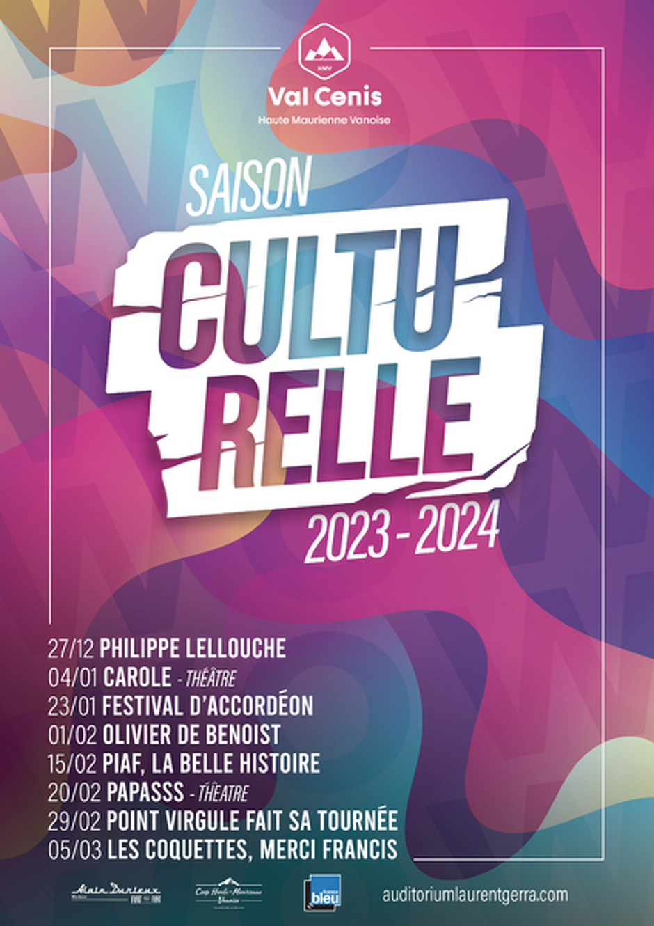 © Affiche Saison Culturelle 2023/2024 - HMVT