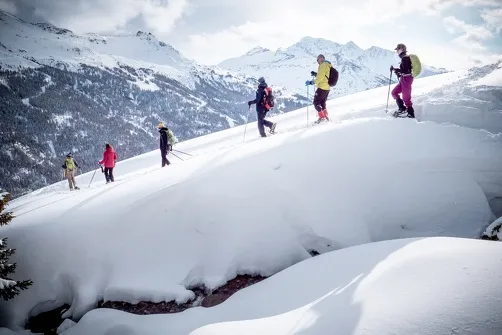 Nature and Skiing - Snowshoe outing with a mountain guide
