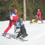 © Taxiski et handiski avec l'ESF de Val Cenis Termignon - ESF