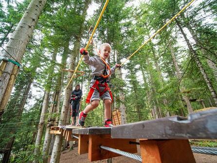 Accrobranche de Val Cenis : Aventure Akroparc de la Vanoise en famille