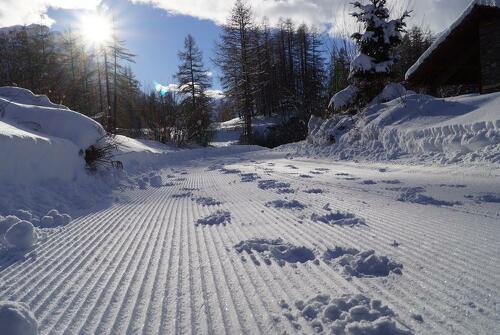 Le chemin du petit bonheur, snowshoe itinerary