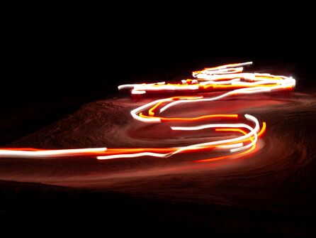 Descente aux flambeaux en famille