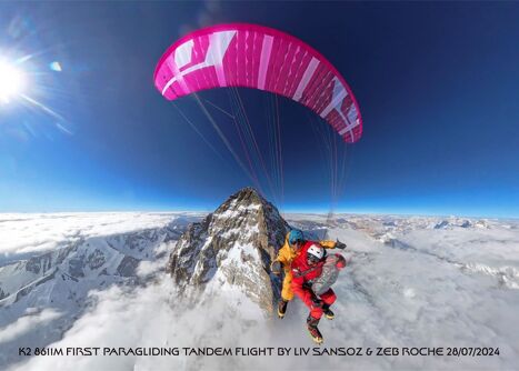 Biplace Parapente avec Antipodes