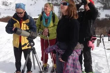 Sneeuwschoenwandeling in de voetsporen van steenbokken met Karine Routin in Val Cenis - Karine Routin