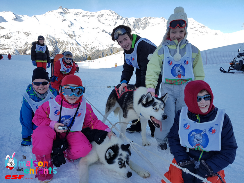 © Chiens traineau-MDE - Maison des Enfants Val Cenis