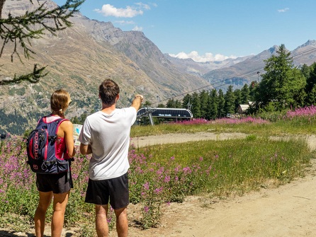 La descente du Solert à pied