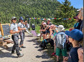 Rencontre au Refuge de L'Orgère avec un garde du Parc national de la Vanoise