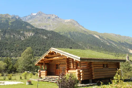 My log cabin in the mountains