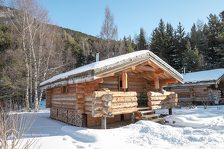 © val cenis sollières camping le chenantier ma cabane en montagne location individuelle - HMVT