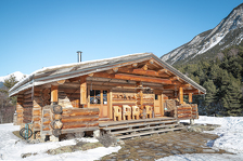 © val cenis sollières camping le chenantier ma cabane en montagne location individuelle - HMVT