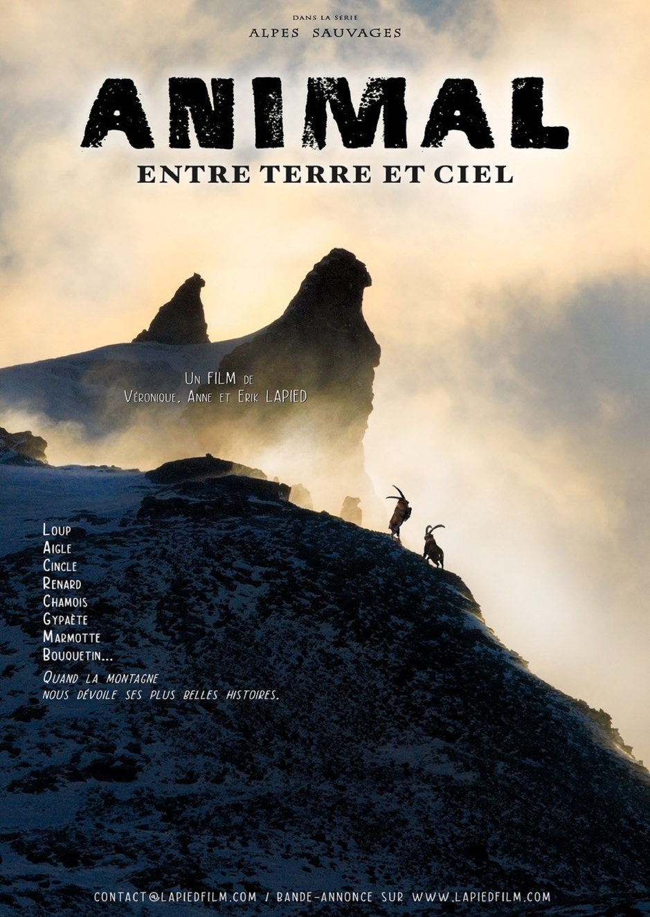 © PROJECTION : ANIMAL - Entre Terre et Ciel - Film des Lapied_Val-Cenis - Lapied