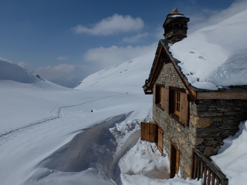 © val-cenis-lanslevillard-refuge-vallonbrun-hiver - PNV
