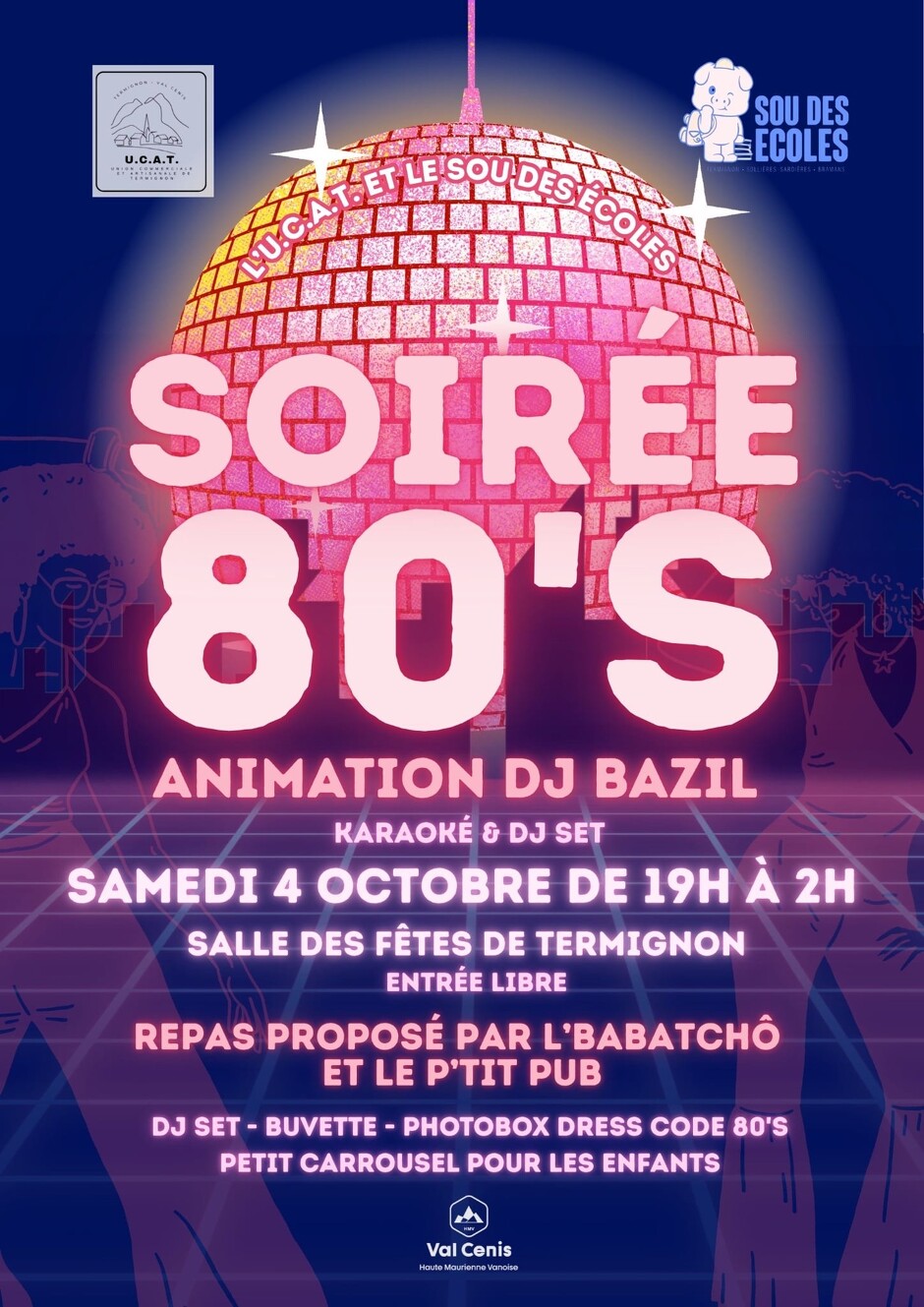 © Soirée années 80_Val-Cenis - UCAT