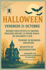 © Affiche halloween Val Cenis Sollières - Animation Sollières