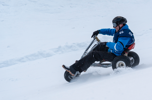 Moutain'kart sur neige