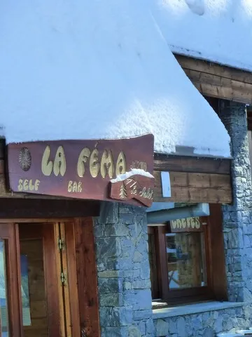 La Fema high-altitude restaurant in Val Cenis- la Fema