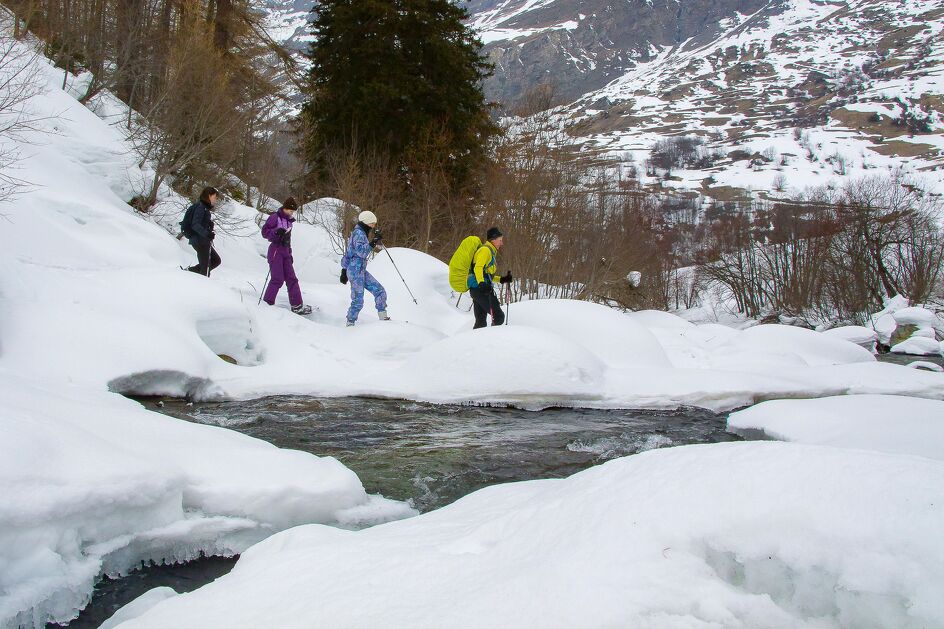 © Sortie accompagnée en raquettes avec Vanoise Pulsation Nature - Jean-Yves PLOYER