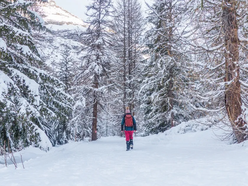 © Itinéraire piéton raquettes  : Baraque des Douaniers_Val-Cenis - OTHMV - B Filliol