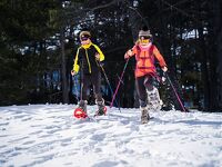 © Itinéraire piéton raquettes  : La Piste Blanche_Val-Cenis - Tristan Shu