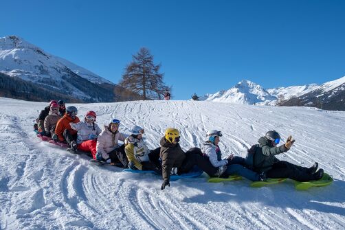 Descente découverte en snake gliss