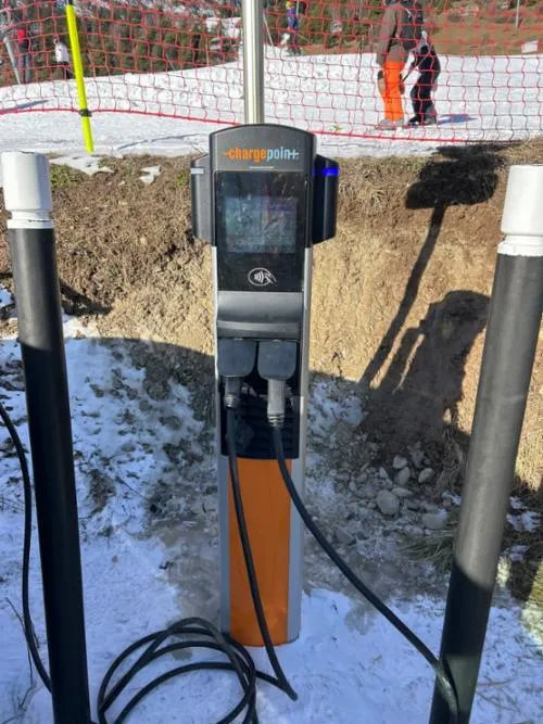 Borne de recharge pour véhicule électrique