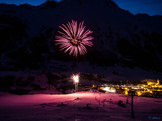 © Feu d'artifice à Val Cenis - SNMSF